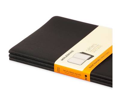 Блокнот письменный MOLESKINE CAHIER JOURNAL QP316 Large 130х210мм обложка картон 80стр. линейка черн