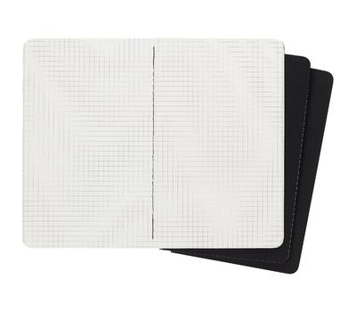 Блокнот письменный MOLESKINE CAHIER JOURNAL QP317 Large 130х210мм обложка картон 80стр. клетка черны