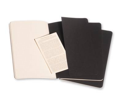 Блокнот письменный MOLESKINE CAHIER JOURNAL QP317 Large 130х210мм обложка картон 80стр. клетка черны