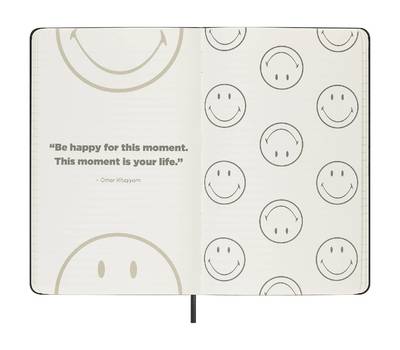 Блокнот письменный MOLESKINE LE SMILEY LESMILEYNTBKCLT Large 130х210мм обложка текстиль 176стр. лине