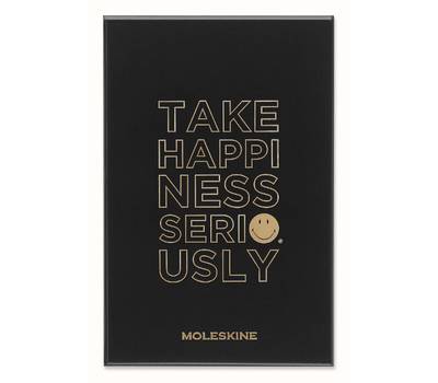 Блокнот письменный MOLESKINE LE SMILEY LESMILEYNTBKCLT Large 130х210мм обложка текстиль 176стр. лине