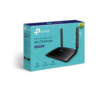 Wi-Fi роутер TP-LINK Archer MR200, черный