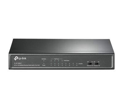 Коммутатор TP-LINK TL-SF1008LP 8x100Mb 4PoE 41W неуправляемый