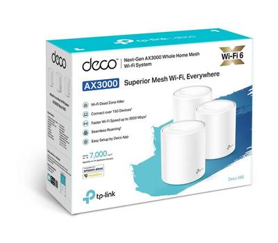 Wi-Fi роутер TP-LINK Deco X60(3-Pack)