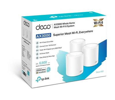 Wi-Fi роутер TP-LINK Deco X50(3-Pack)