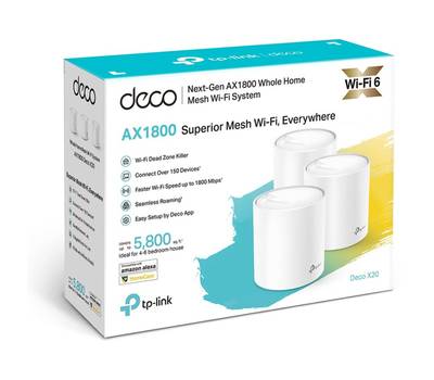 Wi-Fi роутер TP-LINK Deco X20 (3-PACK)