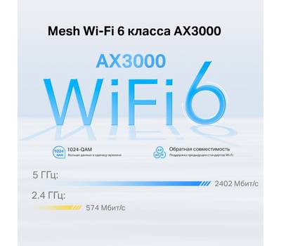 Wi-Fi роутер TP-LINK Deco X50-4G(1-pack)