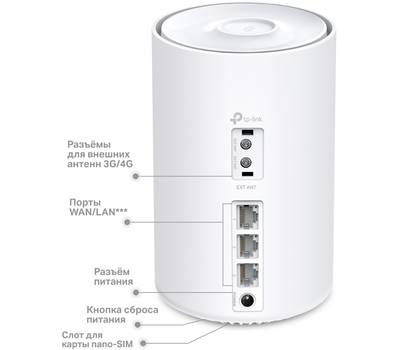 Wi-Fi роутер TP-LINK Deco X50-4G(1-pack)