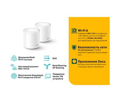 Роутер TP-LINK Deco X20 (2-PACK)