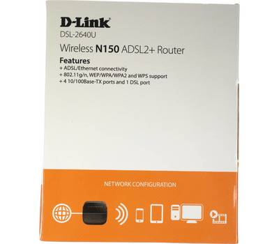 Wi-Fi роутер D-LINK DSL-2640U/R1A