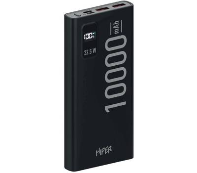 Power Bank HIPER EP 10000 BLACK 10000mAh 3A QC PD 2xUSB черный