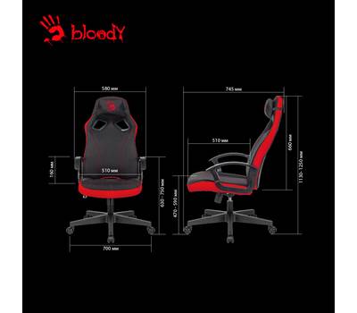 Офисное кресло A4TECH Bloody GC-150 черный крестовина пластик