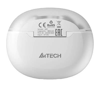 Гарнитура A4TECH 2Drumtek B20 TWS-белый