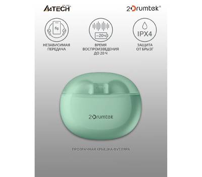 Гарнитура A4TECH 2Drumtek B20 TWS-мятный