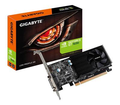 Видеокарта GIGABYTE GV-N1030D5-2GL RTL {GeForce 1030 2048Mb 64bit GDDR5 1227/6008 DVIx1/HDMIx1/HDCP}