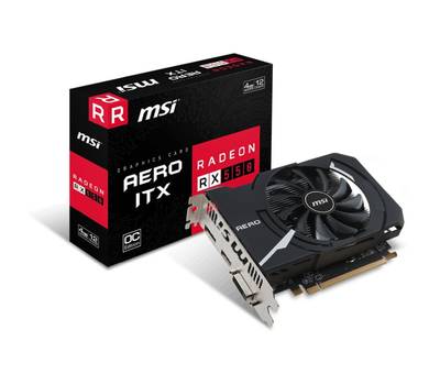 Видеокарта MSI RADEON RX 550 AERO ITX 4G OC