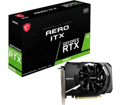 Видеокарта MSI RTX 3050 AERO ITX 8G OCV2