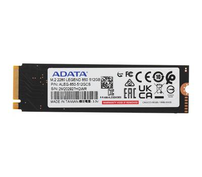 Накопитель SSD A-DATA Legend 850 ALEG-850-512GCS