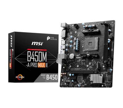 Материнская плата MSI B450M-A PRO MAX II