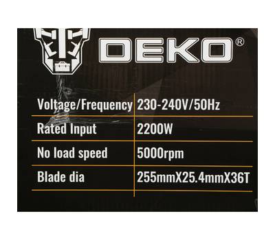 Пила торцовочная настольная DEKO DKMS2200-255 Laser