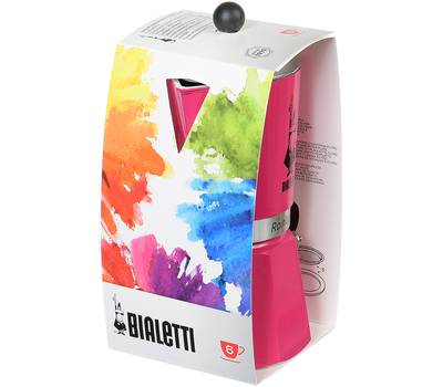 Кофеварка-турка BIALETTI Rainbow 0.24л алюминий фуксия (5013)