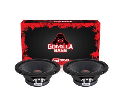 Система акустическая KICX Gorilla Bass GBL65 (без решетки) 200Вт 90дБ 4Ом 16.5см (6 1/2дюйм) (ком.:2