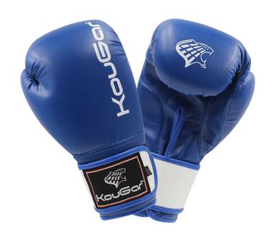 Перчатки боксерские KOUGAR KO300-4, 4oz, синий