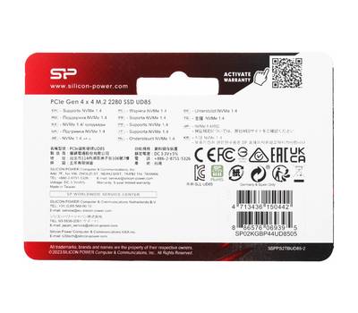 Накопитель SSD SILICON POWER M-Series UD85 SP02KGBP44UD8505