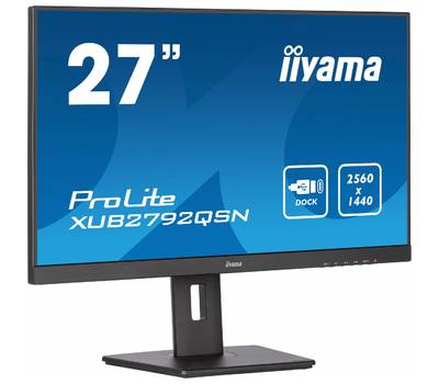 Монитор IIYAMA 27" ProLite XUB2792QSN-B5 черный IPS LED 4ms 16:9 HDMI M/M матовая HAS Piv 350cd 178г