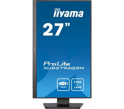 Монитор IIYAMA 27" ProLite XUB2792QSN-B5 черный IPS LED 4ms 16:9 HDMI M/M матовая HAS Piv 350cd 178г