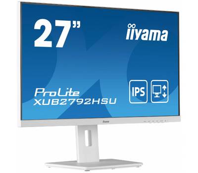 Монитор IIYAMA 27" ProLite XUB2792HSU-W5 белый IPS LED 16:9 HDMI M/M матовая HAS Piv 250cd 178гр/178