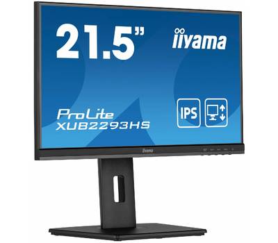 Монитор IIYAMA 21.5" ProLite XUB2293HS-B5 черный IPS LED 16:9 HDMI M/M матовая HAS Piv 250cd 178гр/1