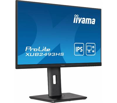 Монитор IIYAMA 23.8" ProLite XUB2493HS-B5 черный IPS LED 16:9 HDMI M/M матовая HAS Piv 250cd 178гр/1
