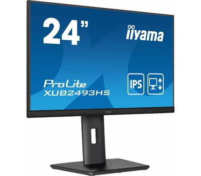 Монитор IIYAMA 23.8" ProLite XUB2493HS-B5 черный IPS LED 16:9 HDMI M/M матовая HAS Piv 250cd 178гр/1