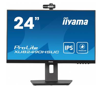 Монитор IIYAMA 23.8" ProLite XUB2490HSUC-B5 черный IPS LED 16:9 HDMI M/M Cam матовая HAS Piv 250cd 1