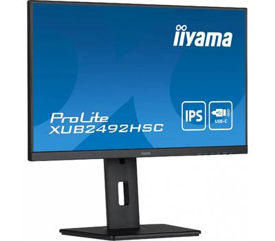 Монитор IIYAMA 23.8" ProLite XUB2492HSC-B5 черный IPS LED 16:9 HDMI M/M матовая HAS Piv 250cd 178гр/