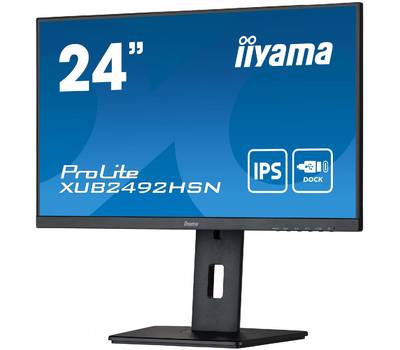 Монитор IIYAMA 23.8" ProLite XUB2492HSN-B5 черный IPS LED 16:9 HDMI M/M матовая HAS Piv 250cd 178гр/