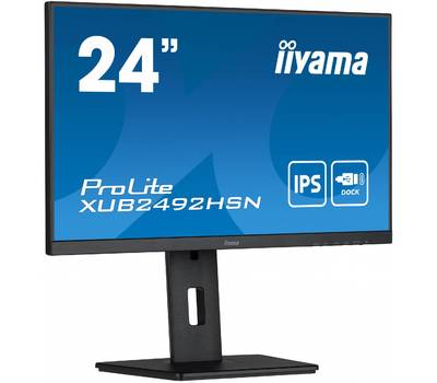 Монитор IIYAMA 23.8" ProLite XUB2492HSN-B5 черный IPS LED 16:9 HDMI M/M матовая HAS Piv 250cd 178гр/