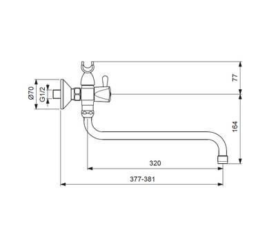 Смеситель для ванны VIDIMA BA230AA