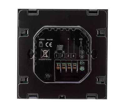 Терморегулятор REXANT с автоматическим программированием и сенсорными кнопками R100B (черный) 51-05