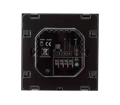 Терморегулятор REXANT с автоматическим программированием и сенсорными кнопками R100B (черный) 51-05
