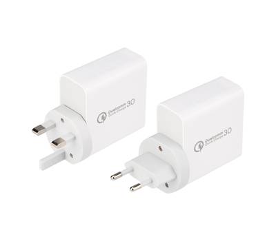 Зарядное устройство REXANT для iPhone/iPad 2xUSB+USB Type-С, переходник + адаптер, 48W белое 18-2214