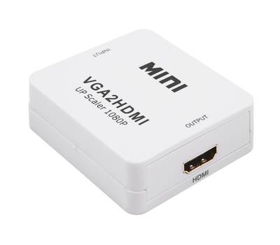 Конвертер REXANT VGA + Стерео 3,5 мм на HDMI, пластик, белый REXANT 17-6930