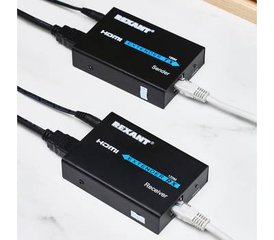 HDMI-кабель REXANT по витой паре RJ-45(8P-8C) кат. 5е/6 120 м REXANT 17-6971