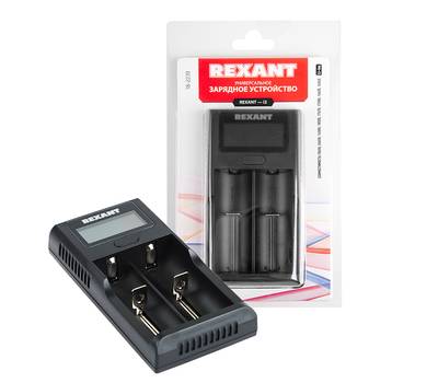 Зарядное устройство REXANT для 2 АКБ с ЖК дисплеем i2 REXANT 18-2239