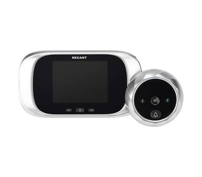 Глазок REXANT Видео дверной (DV-112) с цветным LCD-дисплеем 2.8" с функцией записи фото и звонком