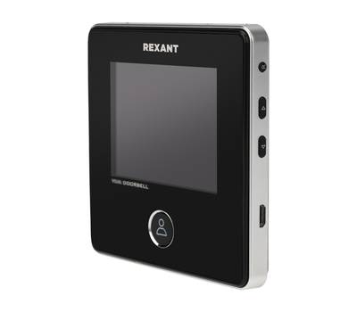 Глазок REXANT Видео дверной (DV-113) с цветным LCD-дисплеем 2.8" с функцией звонка и записи фото, вс