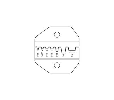 Кримпер универсальный REXANT HT-5-26TW для обжима двойных штыревых наконечников 2x(0.5-6.0) мм²
