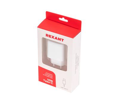 Зарядное устройство REXANT 18-2225 USB QC (20W) + Type C PD (20W), белое