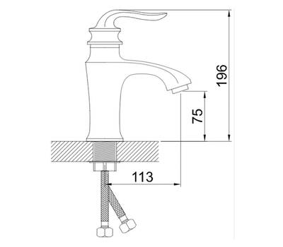 Смеситель для ванны Potato P10219-7